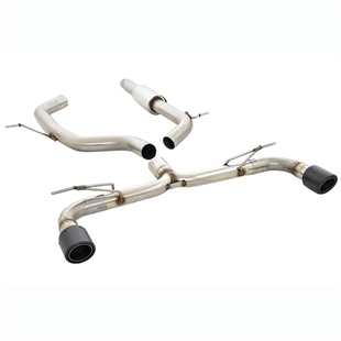 Friedrich Motorsport 76mm Duplex Ssystem i Rostfritt Stål VW Golf VII